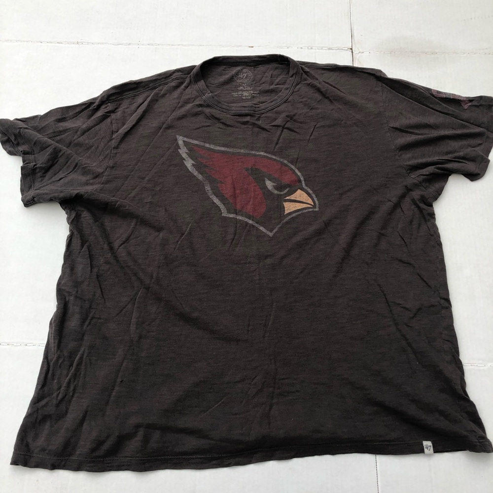 Men's Gray Breast Cancer Awareness Arizona Cardinals Graphic T-Shirt